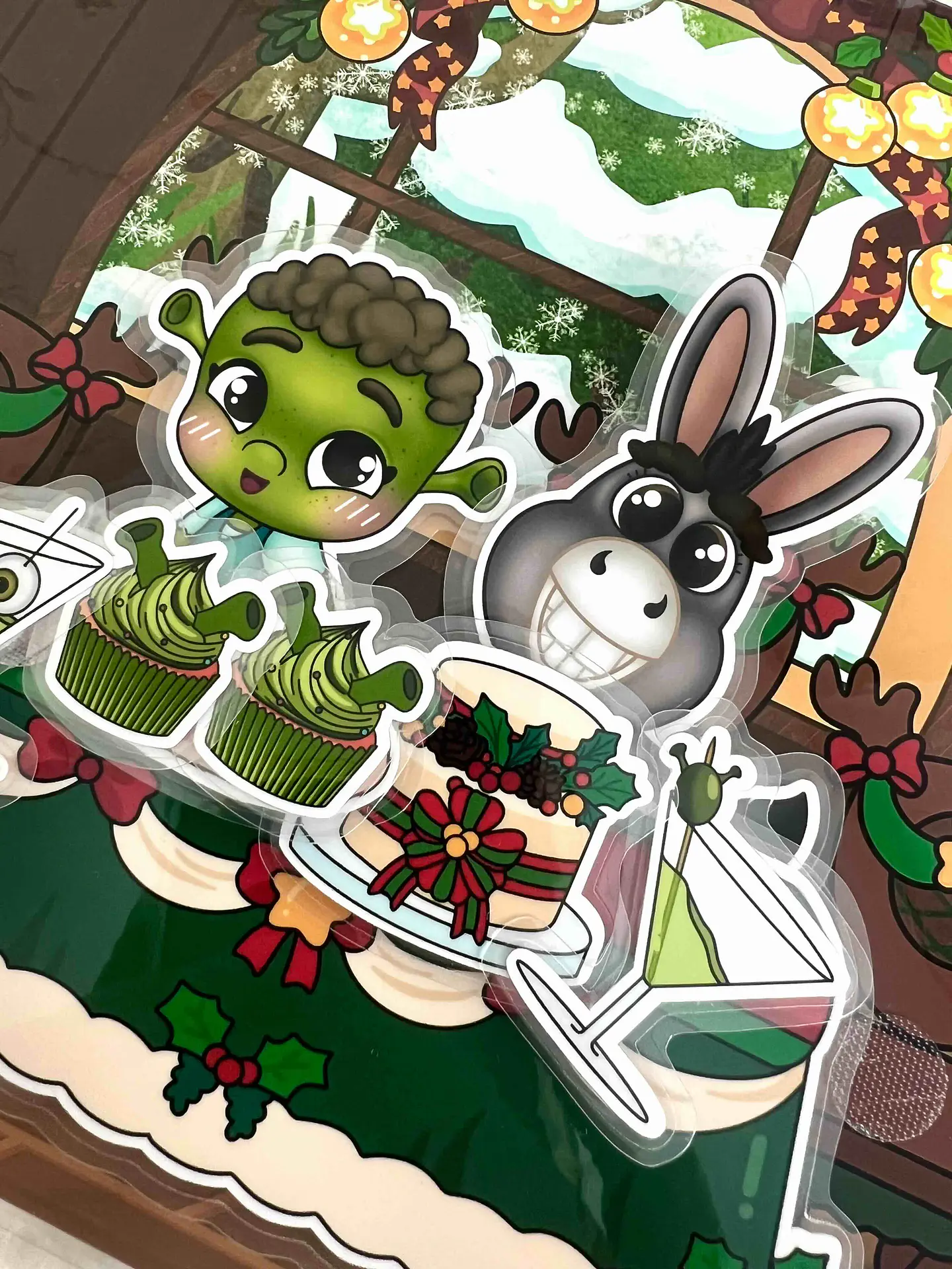 BOX NAVIDAD SHERK 21 CM 4