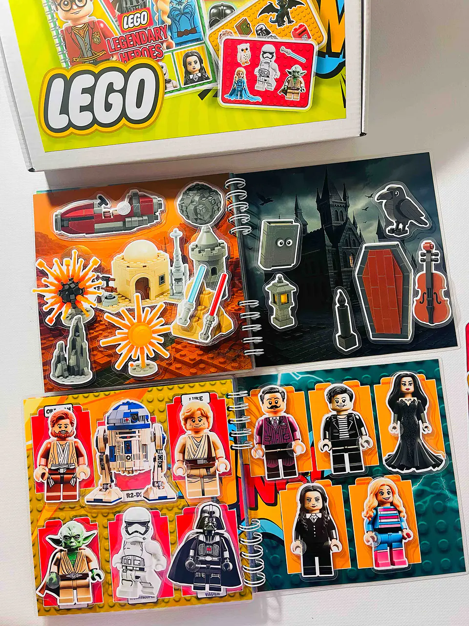 BOX LEGO LEGENDARY HEROES 2 BOOKS 1