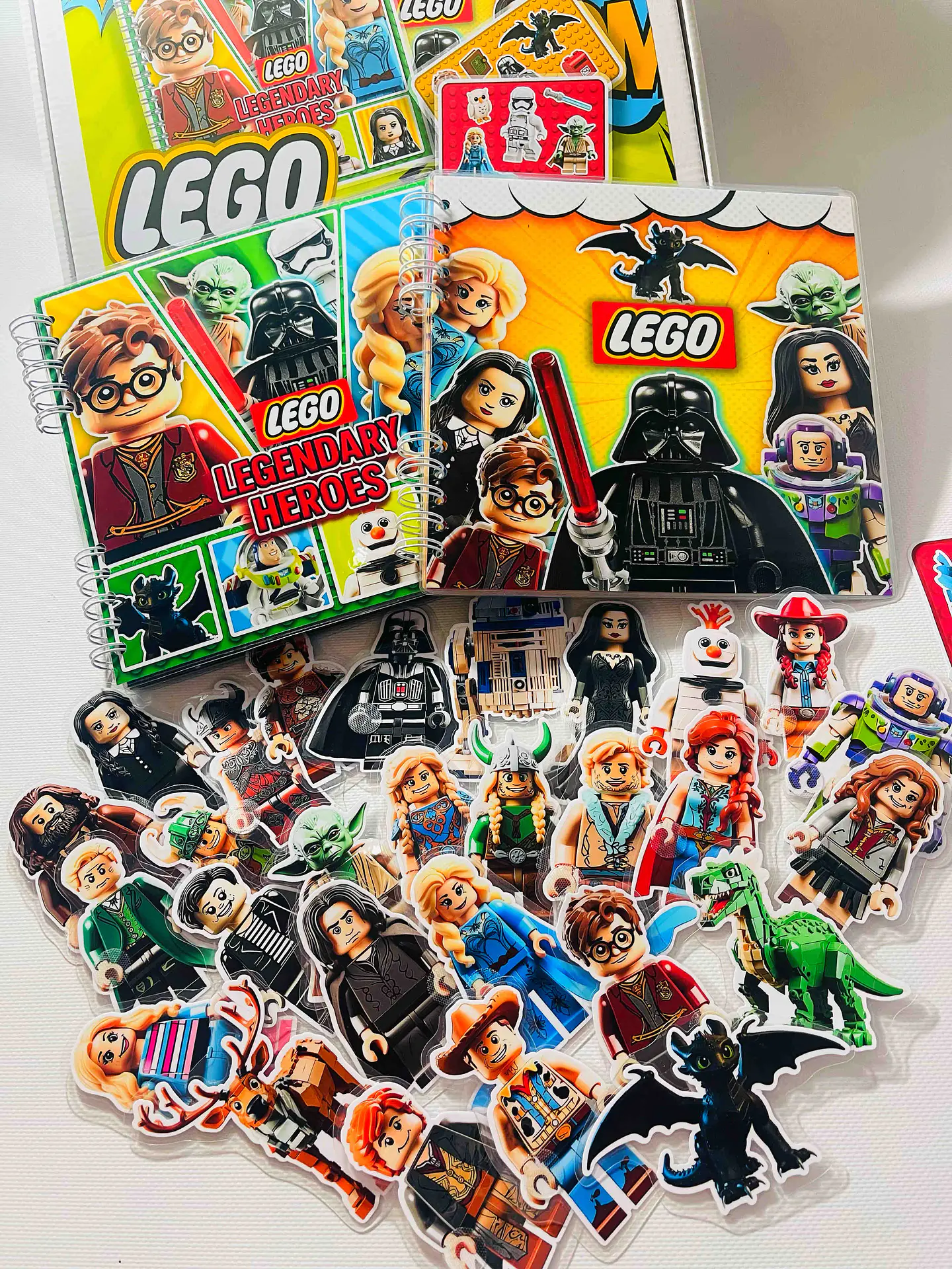BOX LEGO LEGENDARY HEROES 2 BOOKS 5