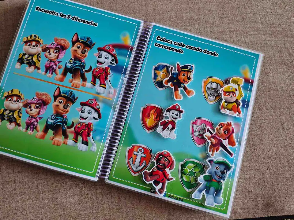 LIBRO DE ACTIVIDADES PAW PATROL 9