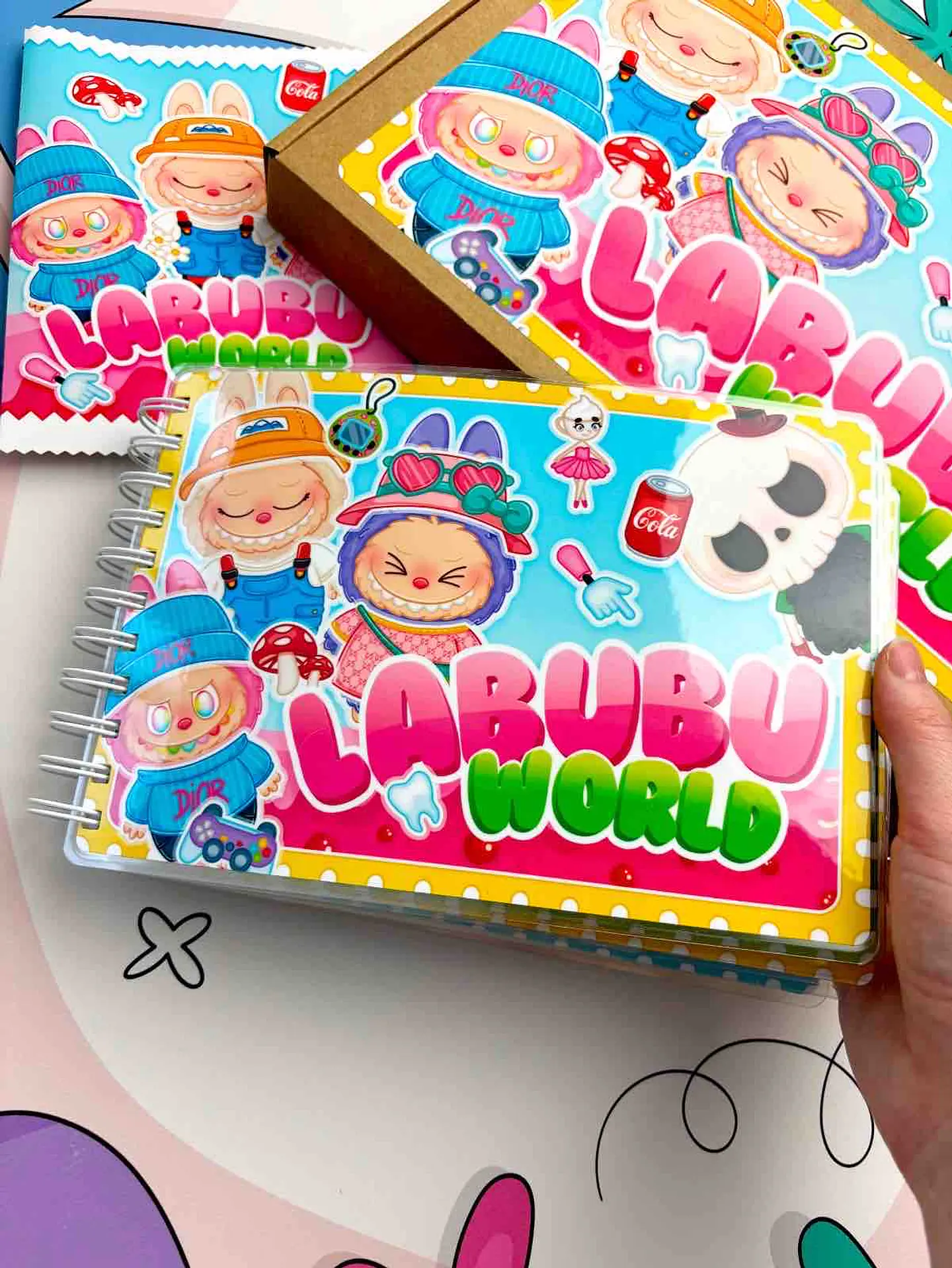  SET DE LABUBU WORLD A5 1