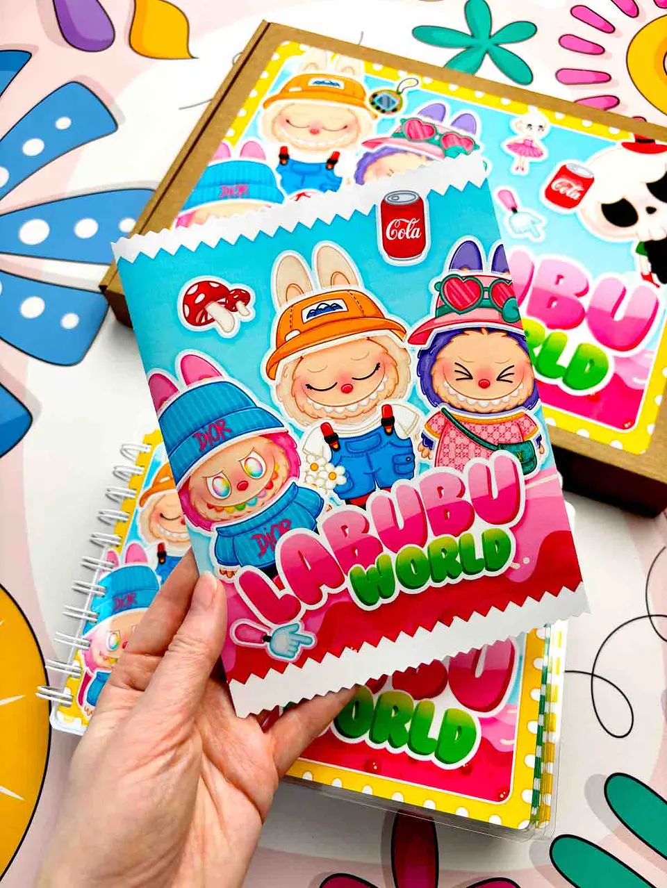  SET DE LABUBU WORLD A5 2