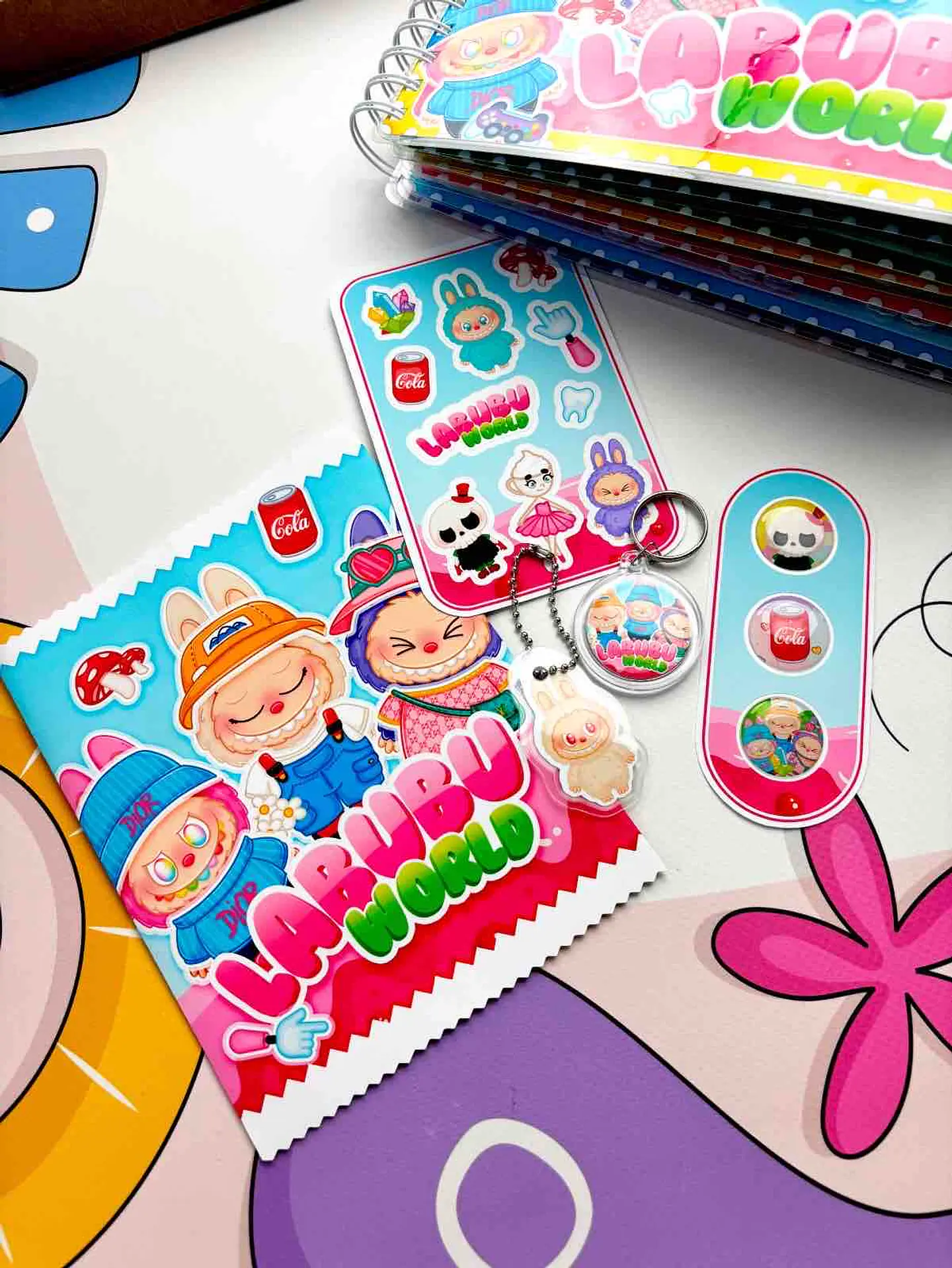  SET DE LABUBU WORLD A5 4