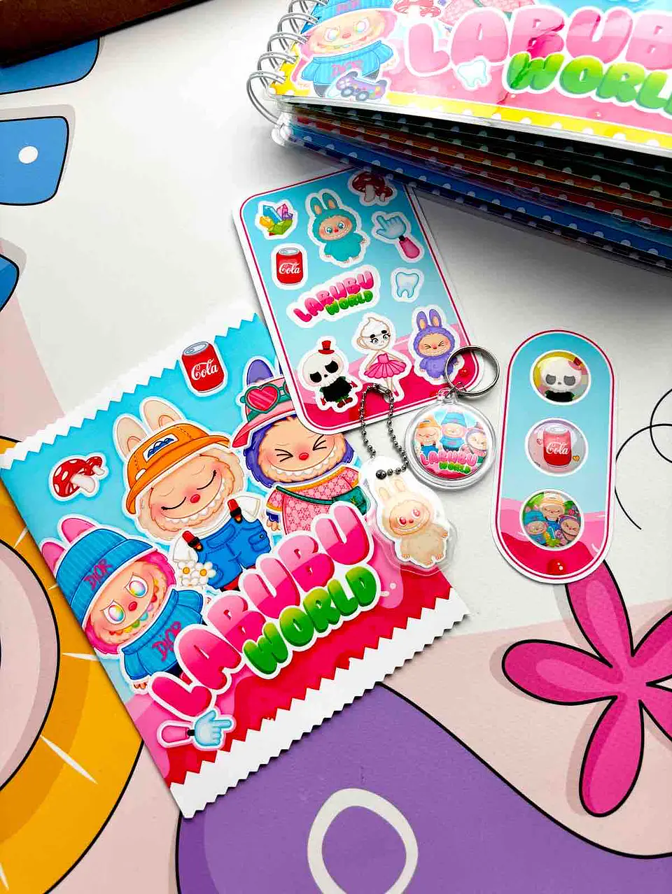  SET DE LABUBU WORLD A5 4