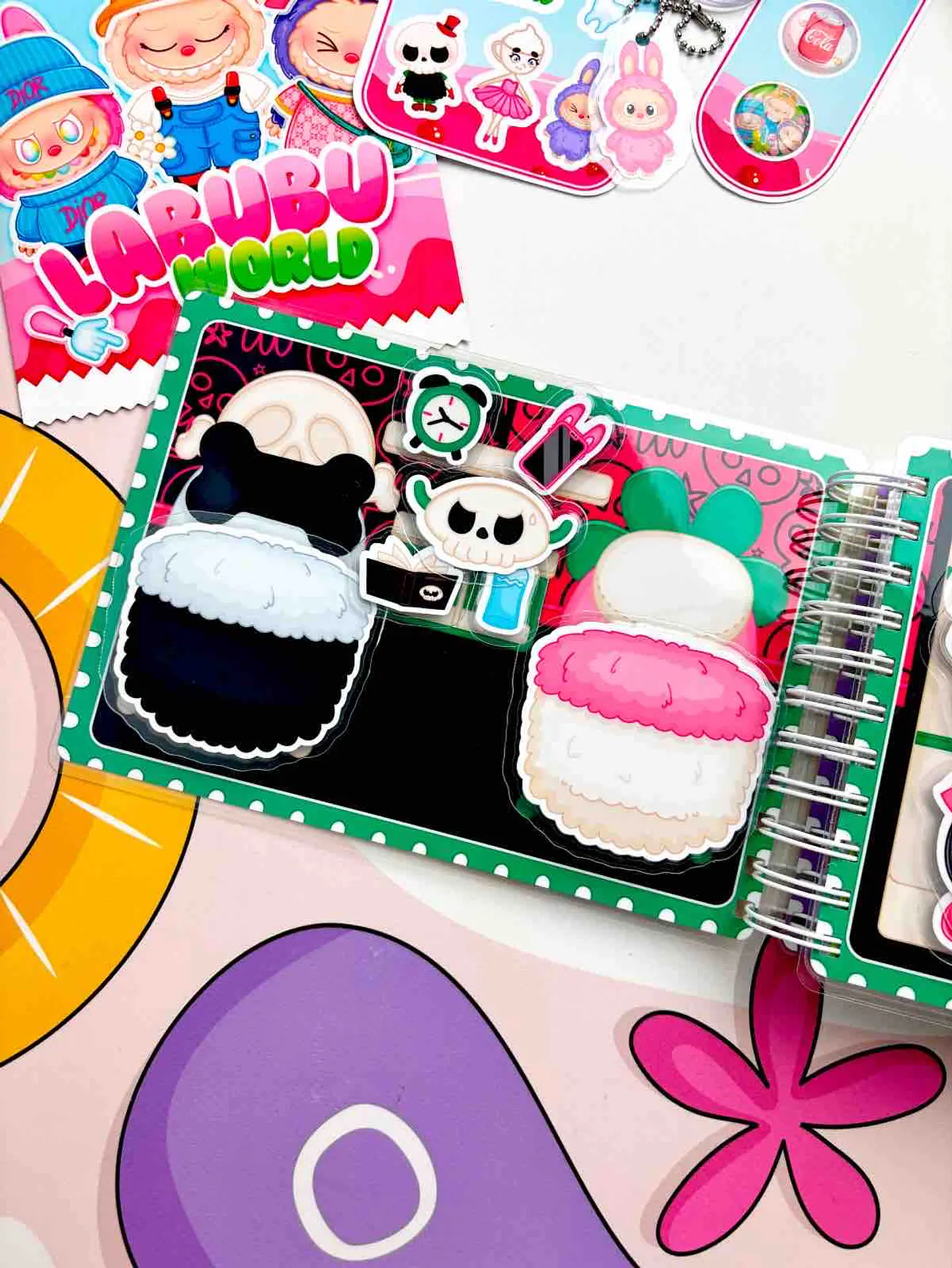  SET DE LABUBU WORLD A5 7