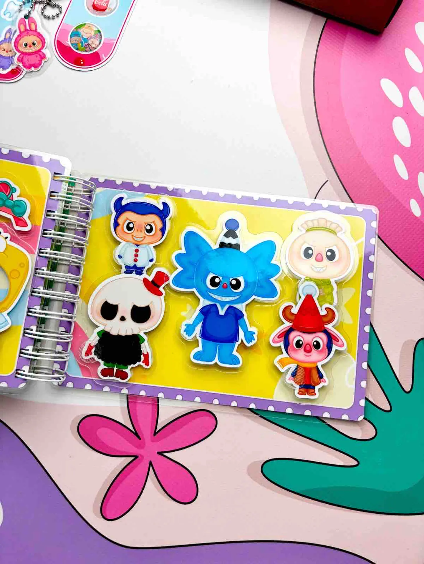  SET DE LABUBU WORLD A5 9