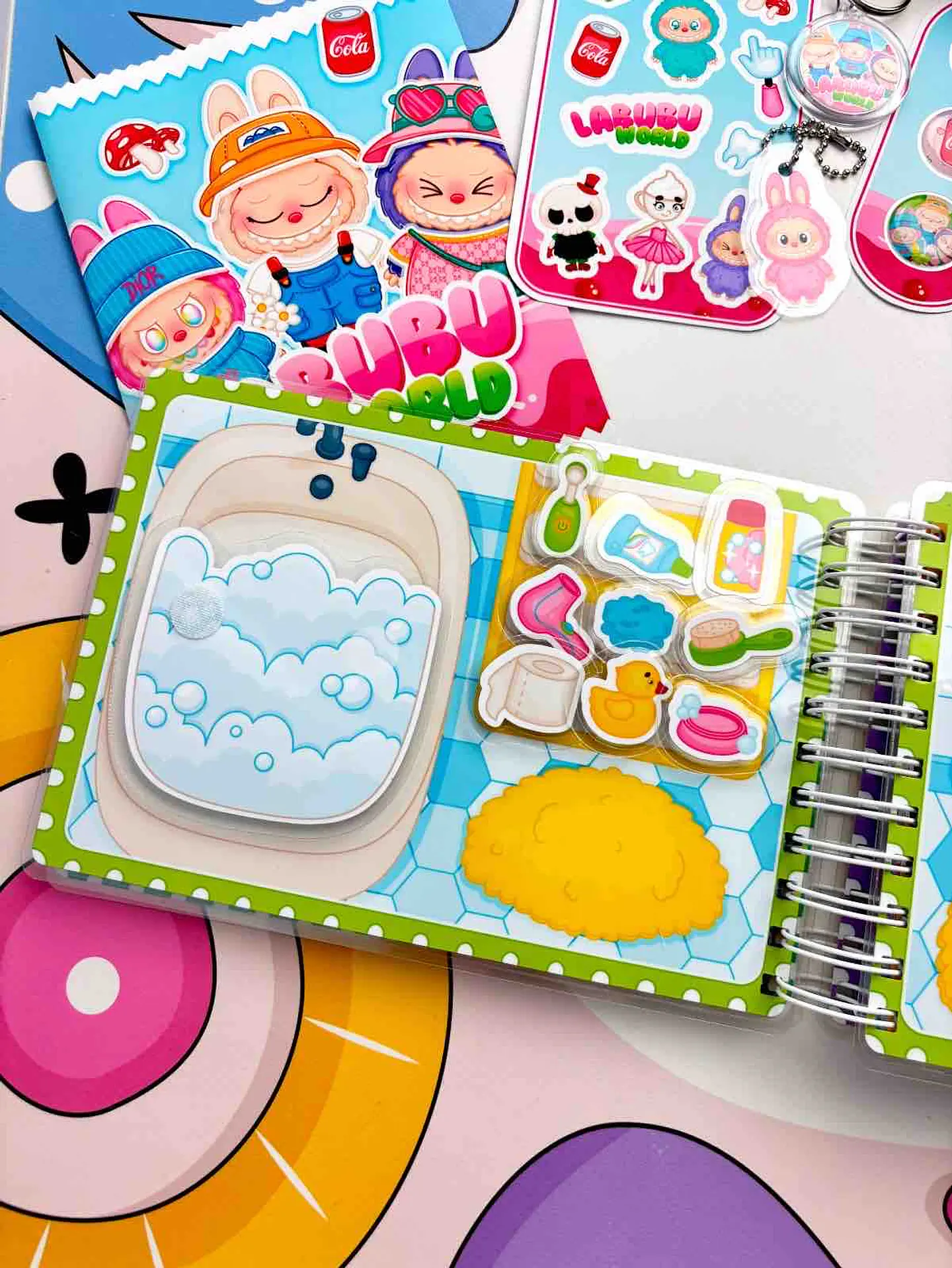  SET DE LABUBU WORLD A5 10