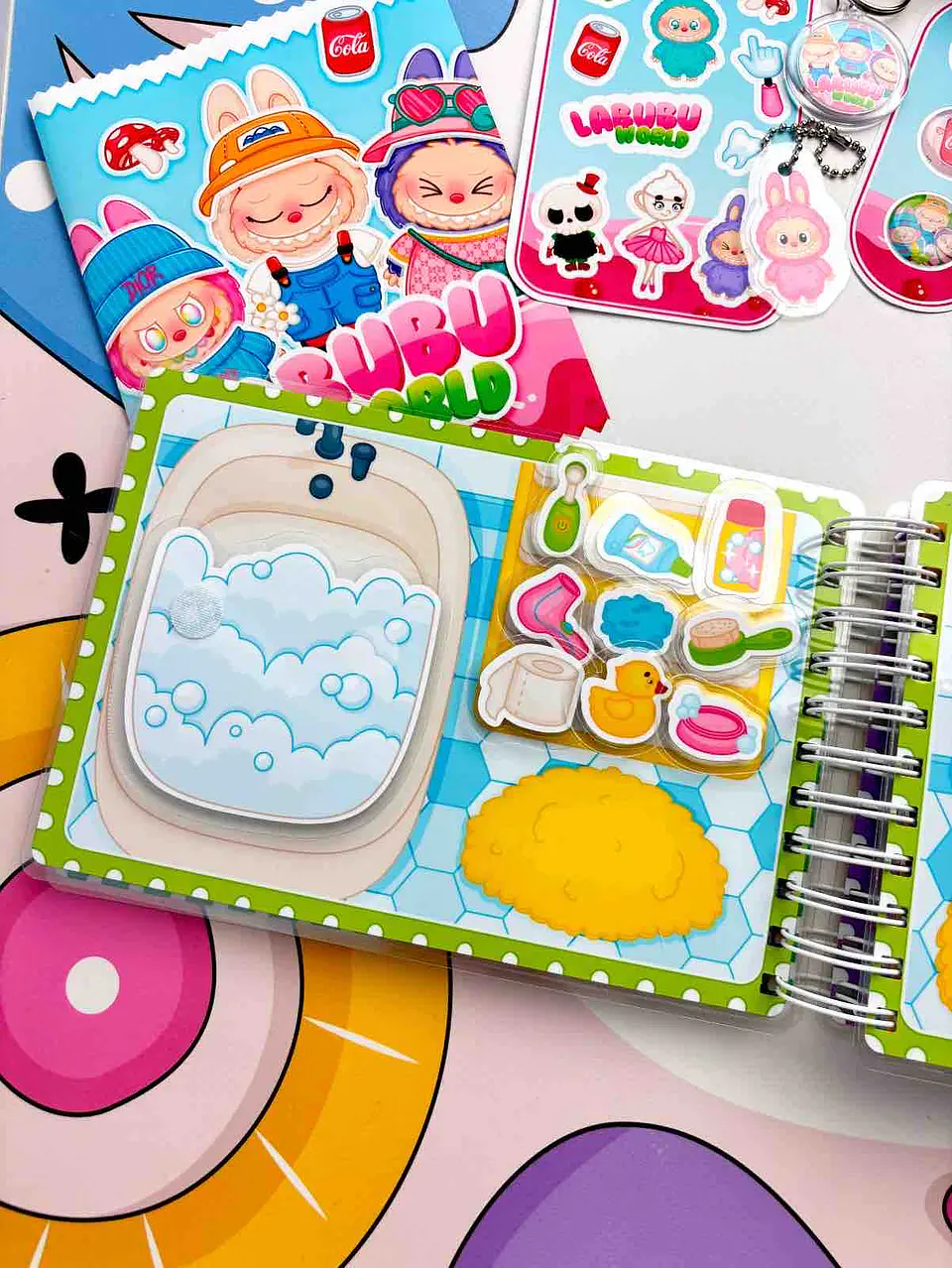  SET DE LABUBU WORLD A5 10