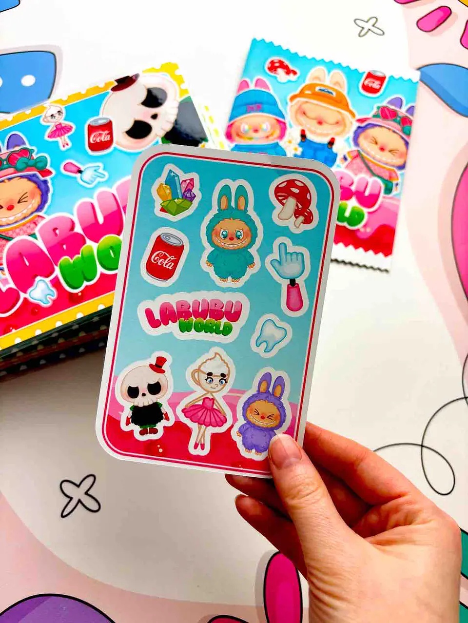  SET DE LABUBU WORLD A5 15