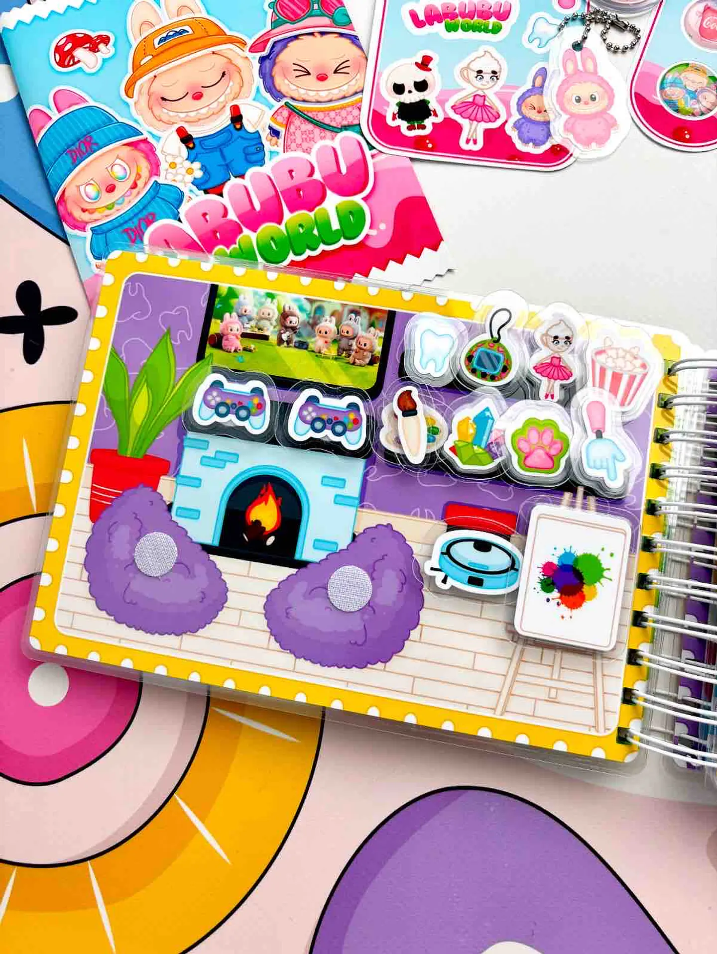  SET DE LABUBU WORLD A5 19