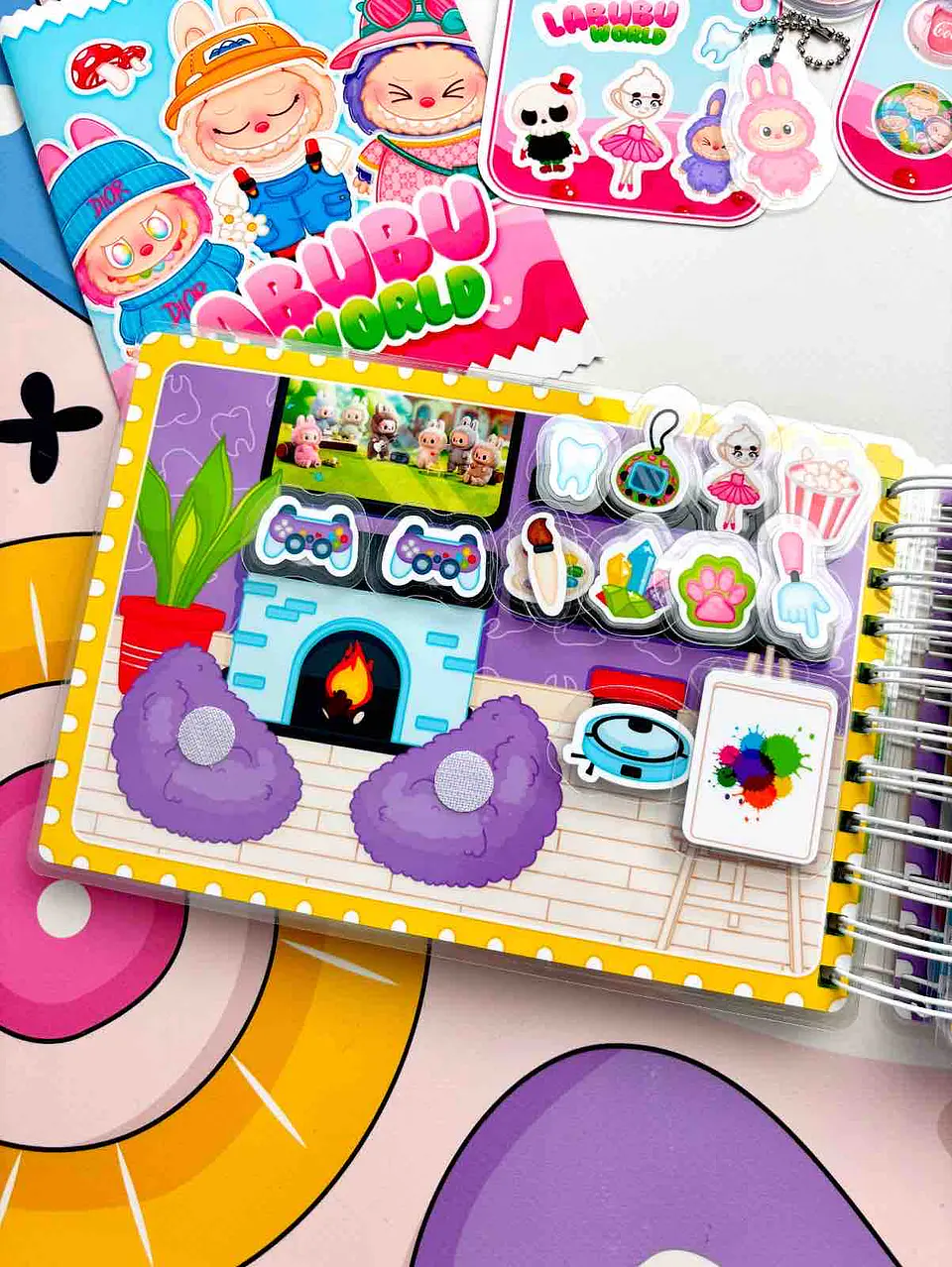  SET DE LABUBU WORLD A5 19