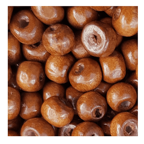 Cuentas de Madera - 6mm - 50grs