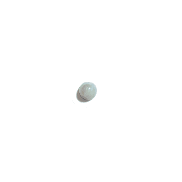 Perla Acrílica - Blanco Tornasol -  6mm - 50 gr 