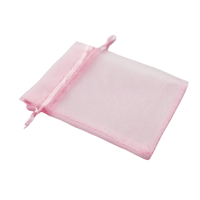 Bolsa de Organza - 7x9 cm - 12 Unidades - Colores surtidos 