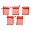 Bolsa de Organza - 7x9 cm - 12 Unidades - Colores surtidos 