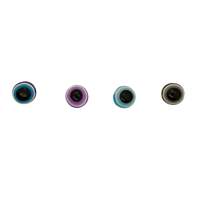 Cuentas Ojos Turcos - 8mm - Varios Colores - 50 Unidades