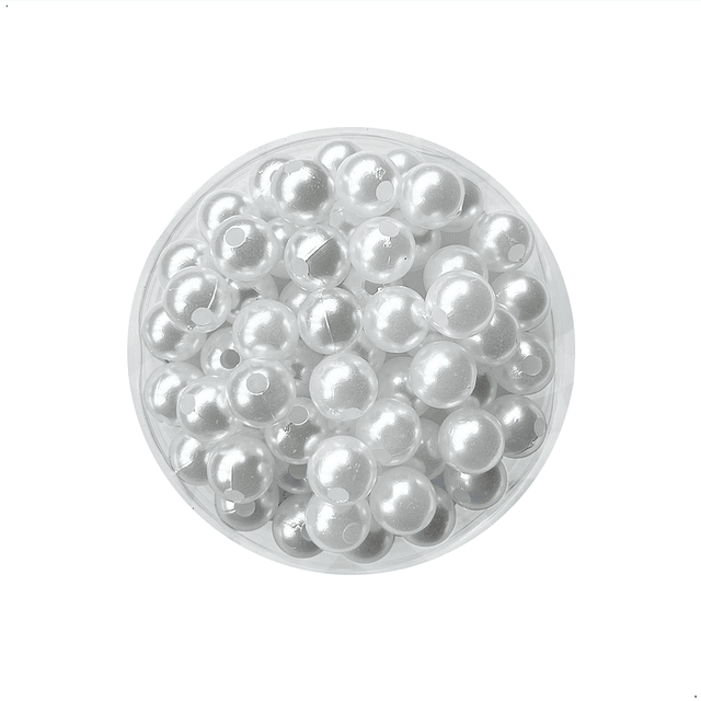 Perla Sintética - 10 mm - 50 grs