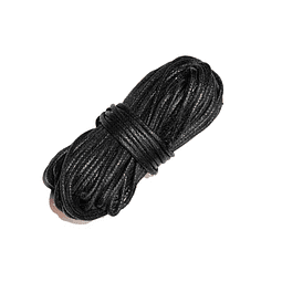Hilo de Algodón Negro - 2.5mm - 10 mts