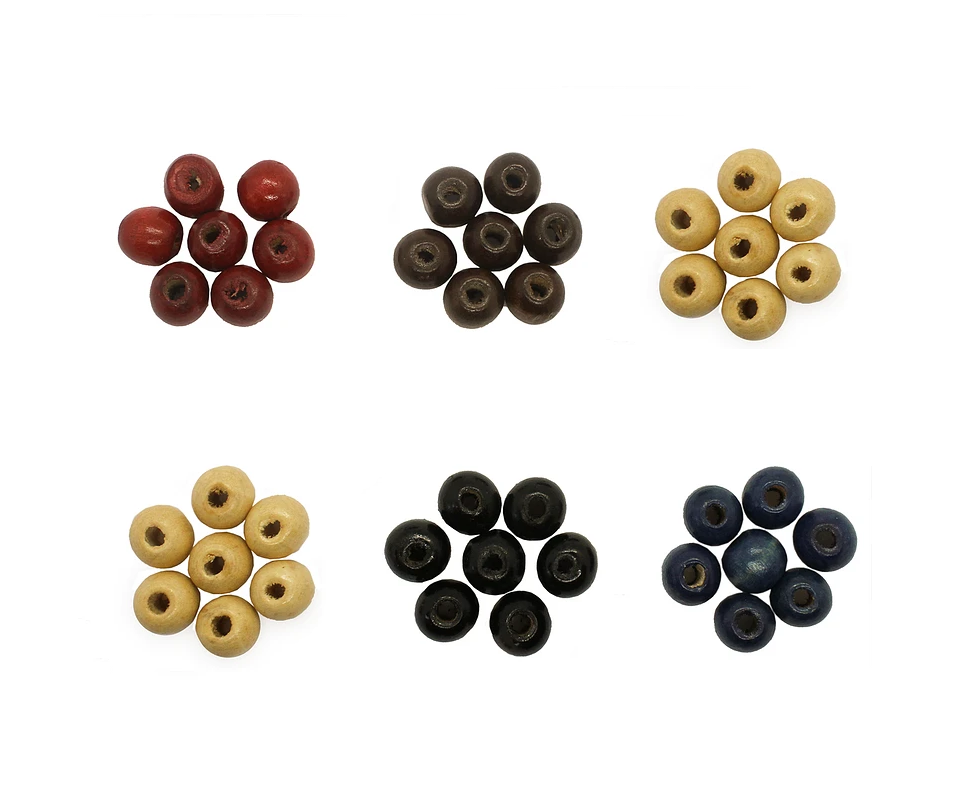 Cuentas de Madera - 10mm - 50gr