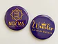 Chapita alfiler publicitaria personalizable 5,8 cm - Miniatura 1