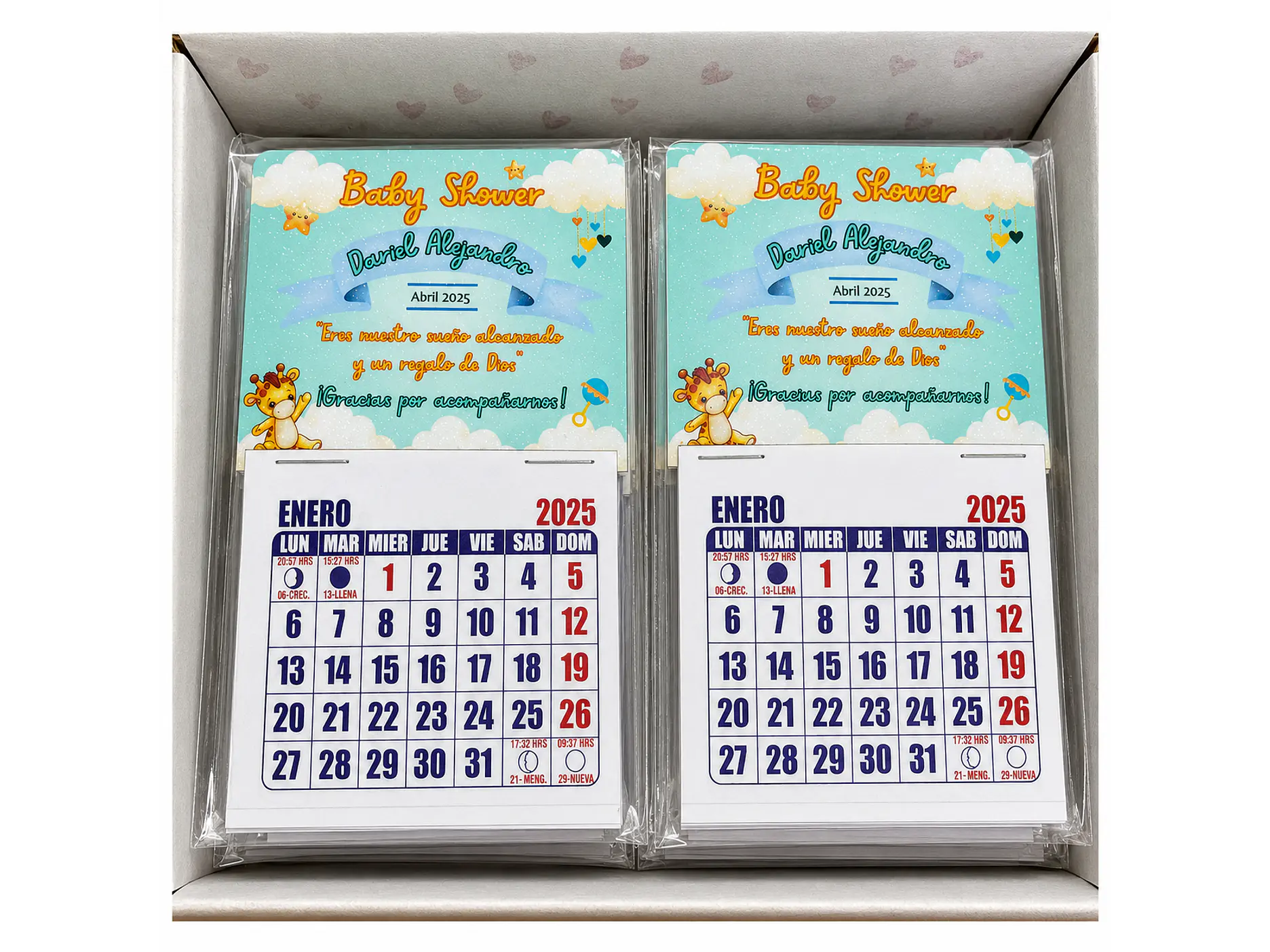 Calendario magnético personalizado 1