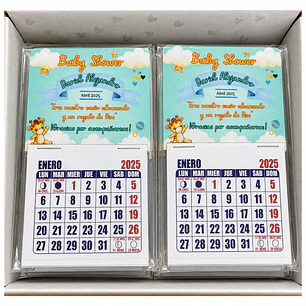Calendario magnético personalizado