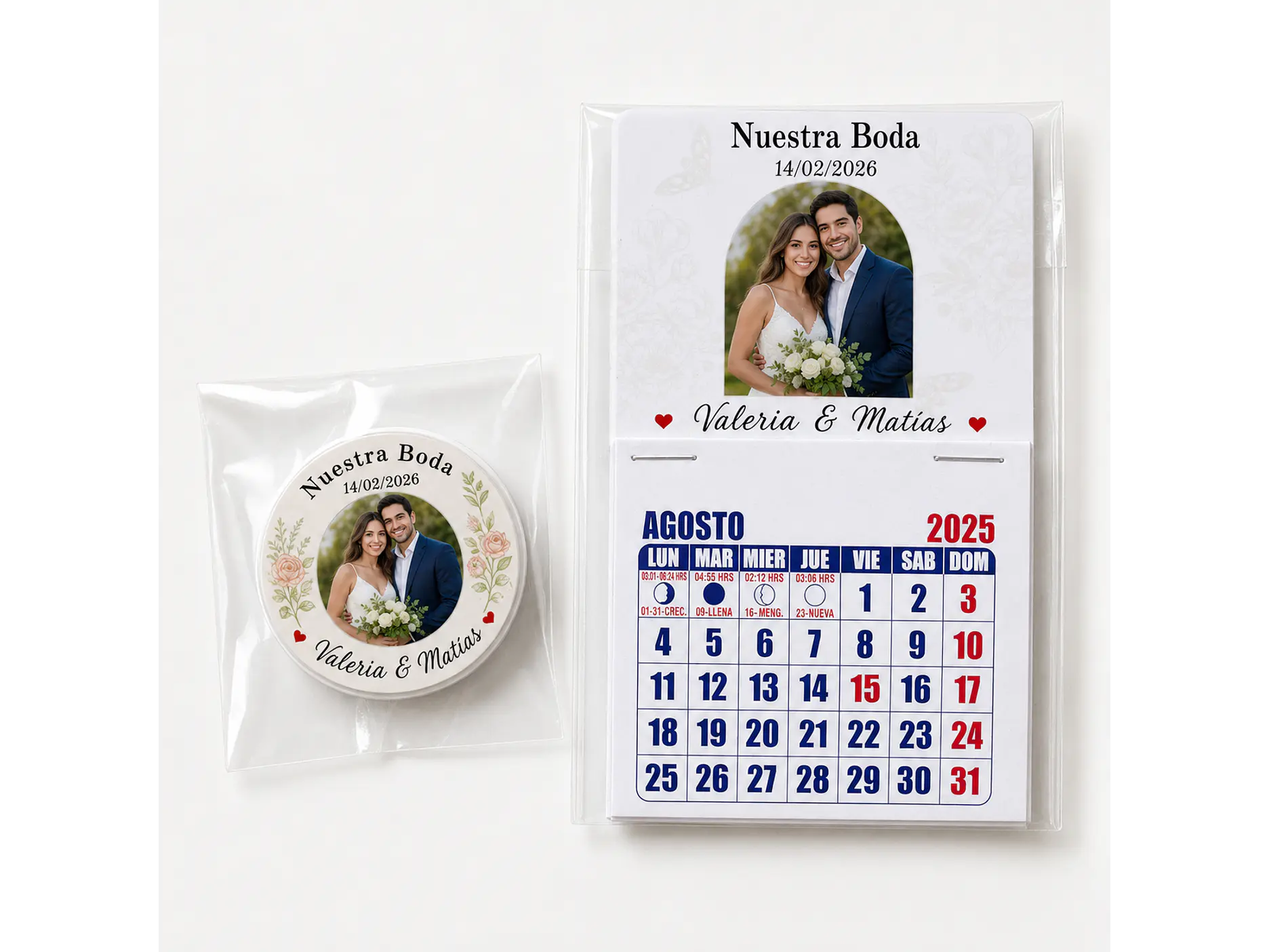 Calendario magnético personalizado 2
