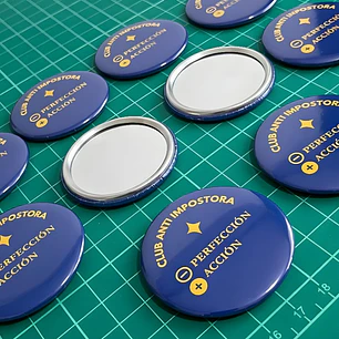 Chapita espejo personalizable 5,8 cm