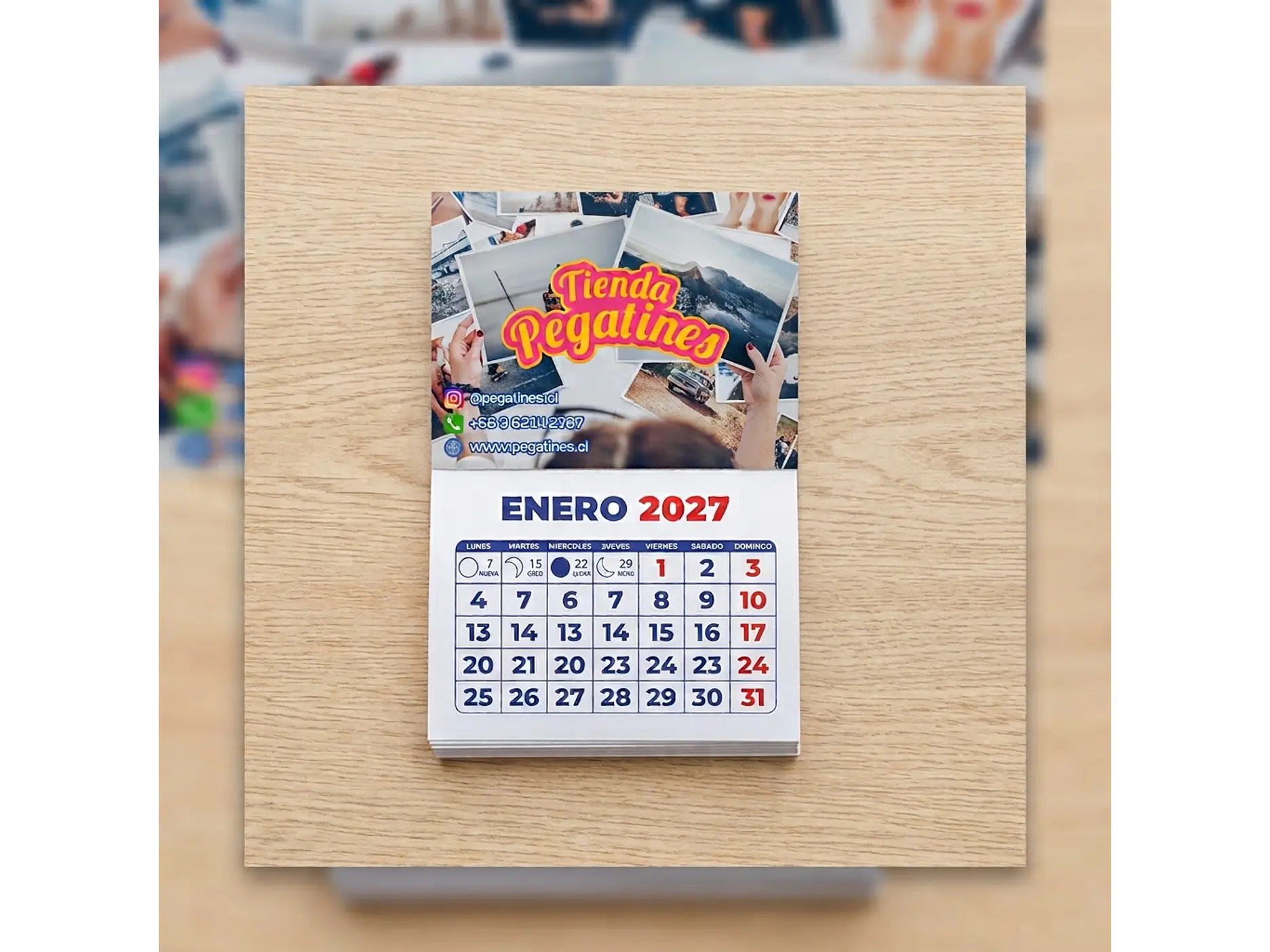 Calendario magnético publicitario 1