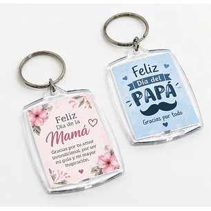 Llavero acrílico personalizado