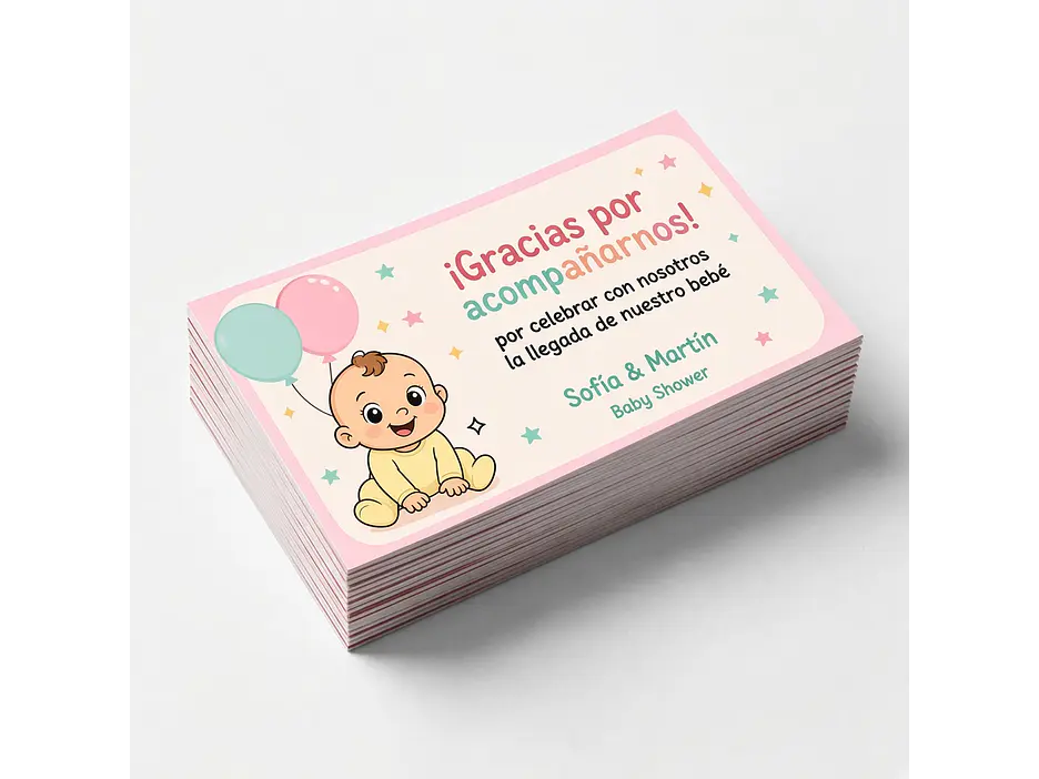Tarjetas de agradecimiento 1