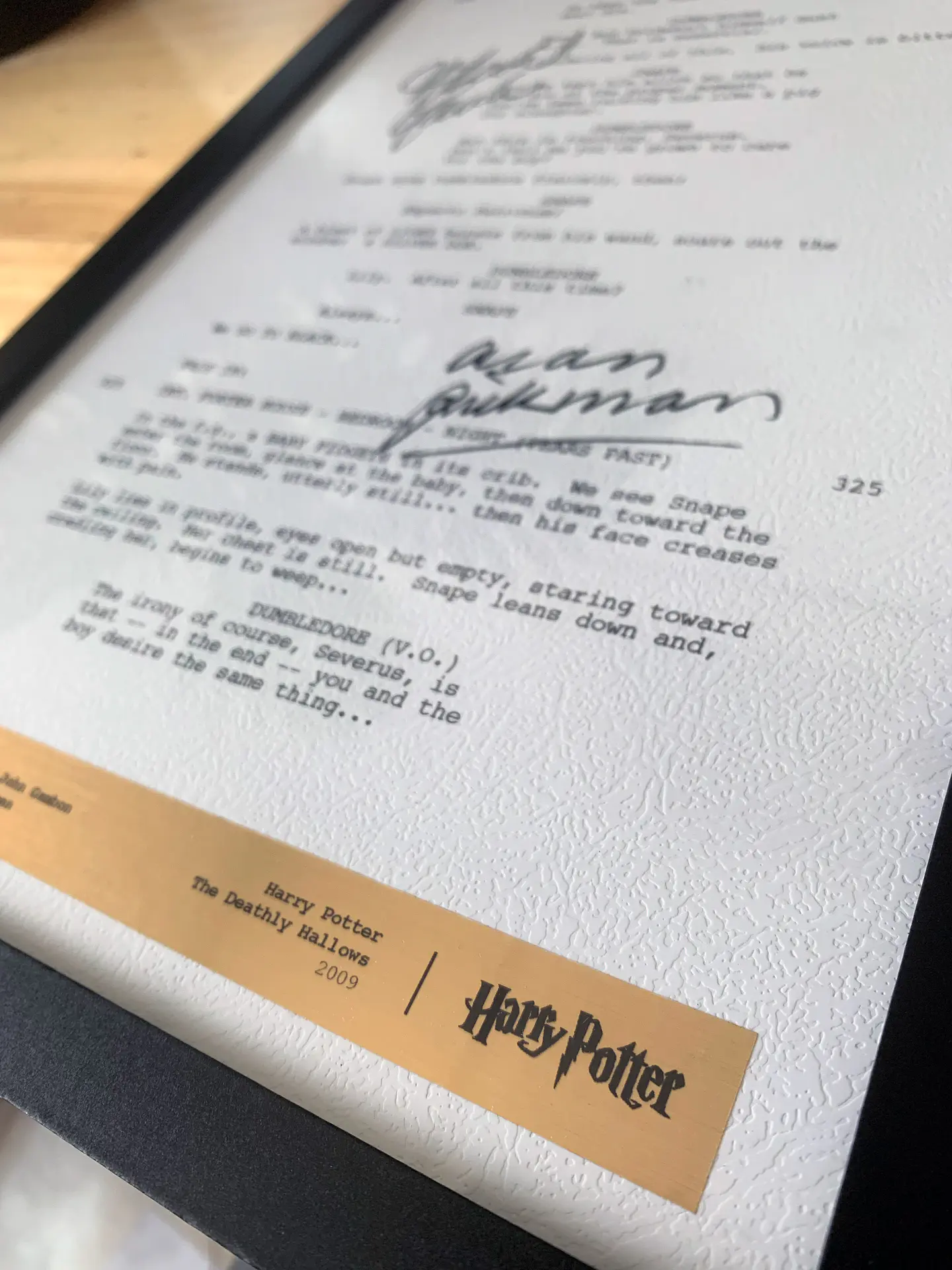 Harry Potter Deatlhy Hallows - Escena Snape / Dumbledore 2