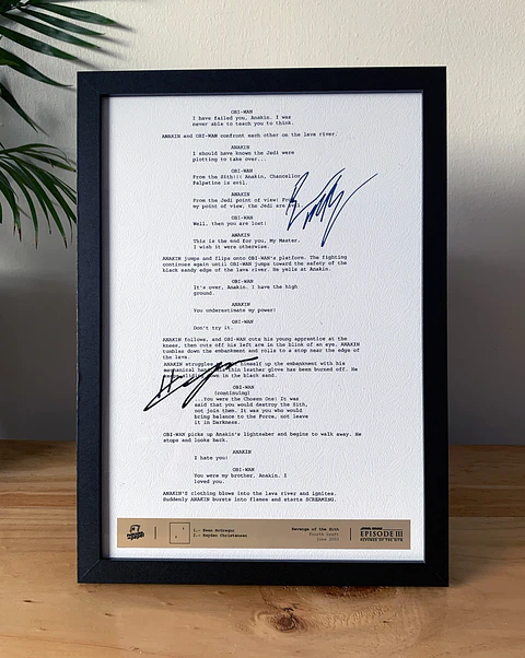 Star Wars - The Revenge of the Sith - Escena Anakin, Obi Wan Kenobi