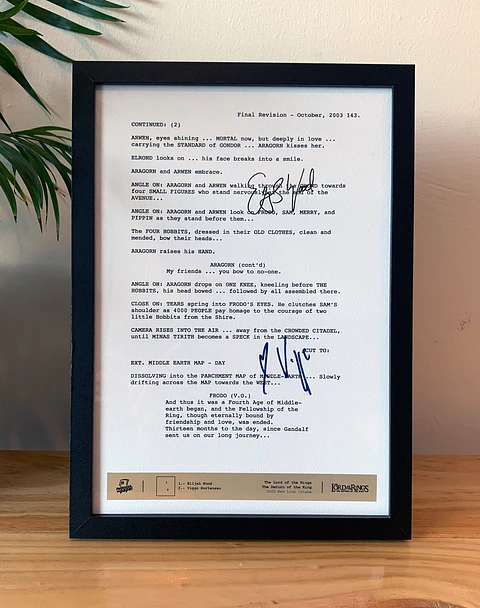 The Lord of the Rings 3 - Escena final Hobbits