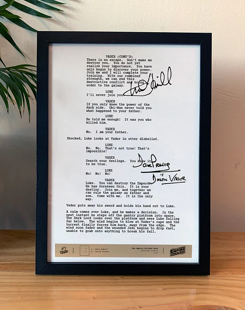 Star Wars - The Empire Strikes Back - Escena Luke / Darth Vader