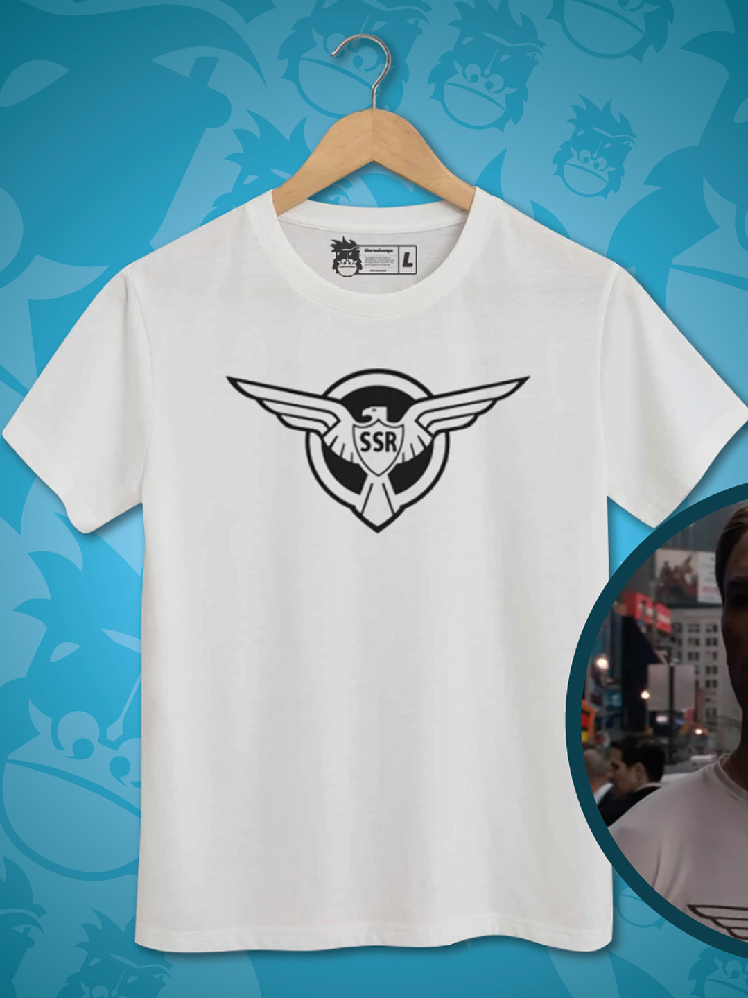 Réplica Polera Capitan America  1