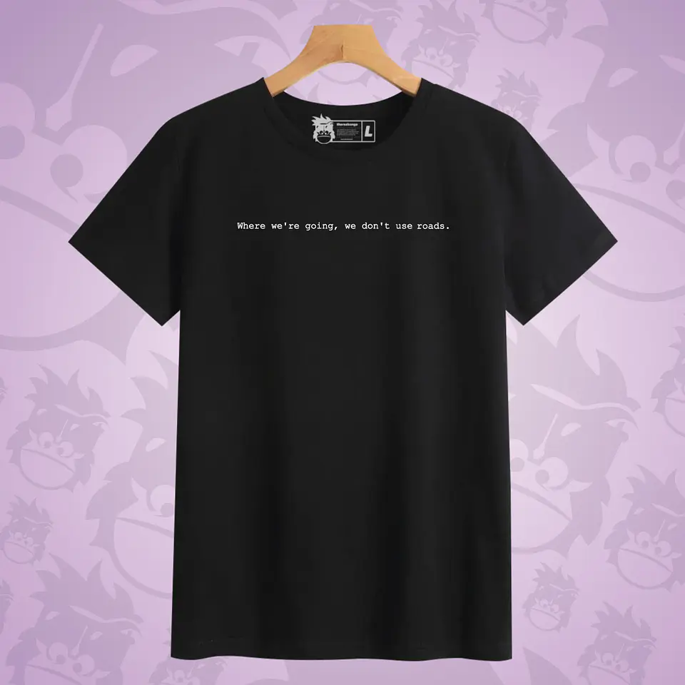 Polera Frases Épicas - Back to the Future - 1