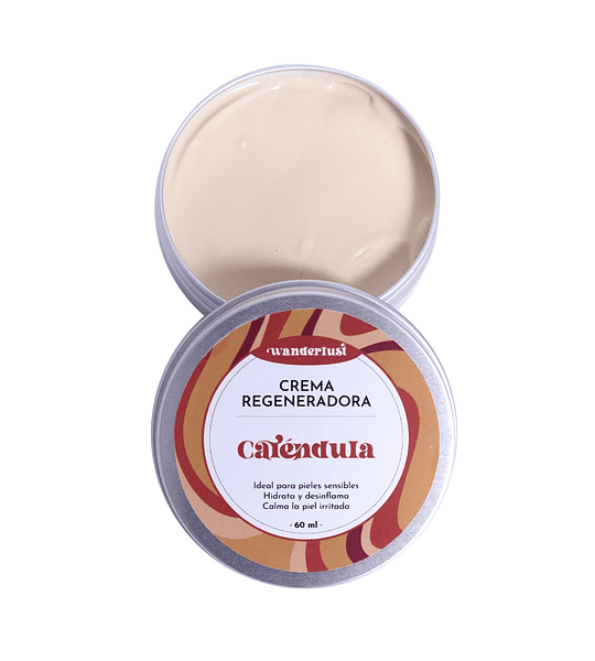 Crema Facial Regeneradora - Piel Sensible - Caléndula