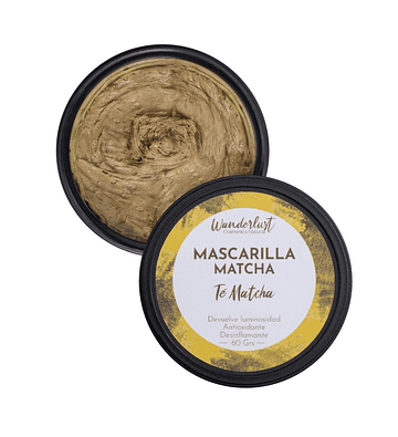 Mascarilla Facial Antioxidante - Matcha