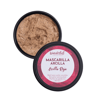 Mascarilla Facial Regeneradora - Arcilla Roja