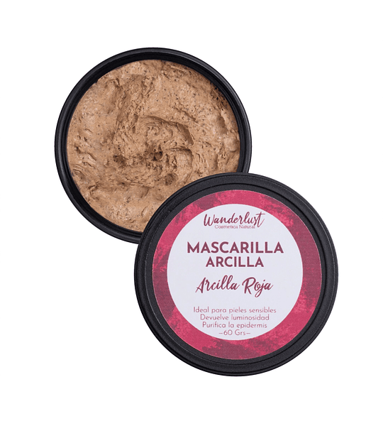 Mascarilla Facial Regeneradora - Arcilla Roja