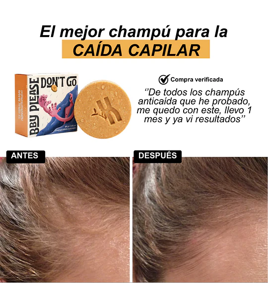 Shampoo en Barra - Anticaída - Bby Please Don't Go
