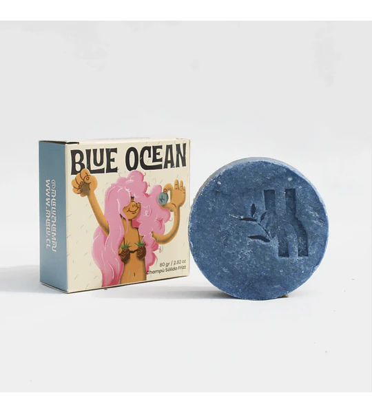 Shampoo en Barra - Anti-frizz & Lisos - Blue Ocean