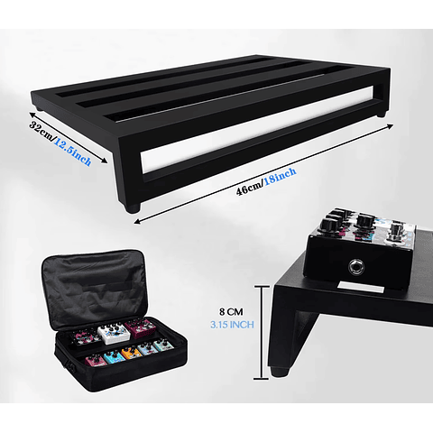 Pedalboard Pedales Efectos Estuche