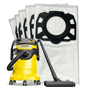 Pack 5 bolsas aspiradora Karcher WD4 WD5 WD6