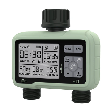 Temporizador riego automático 2 salidas
