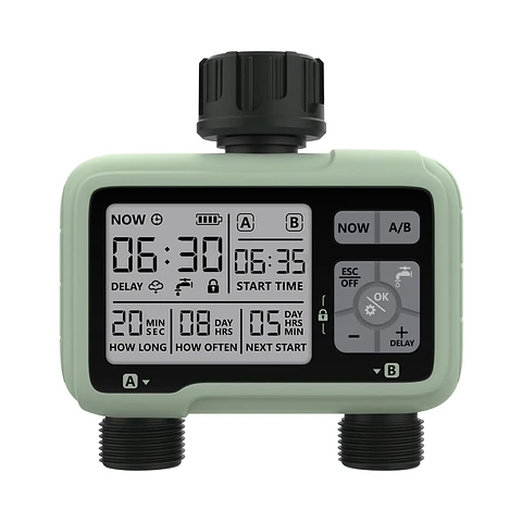 Temporizador riego automático 2 salidas