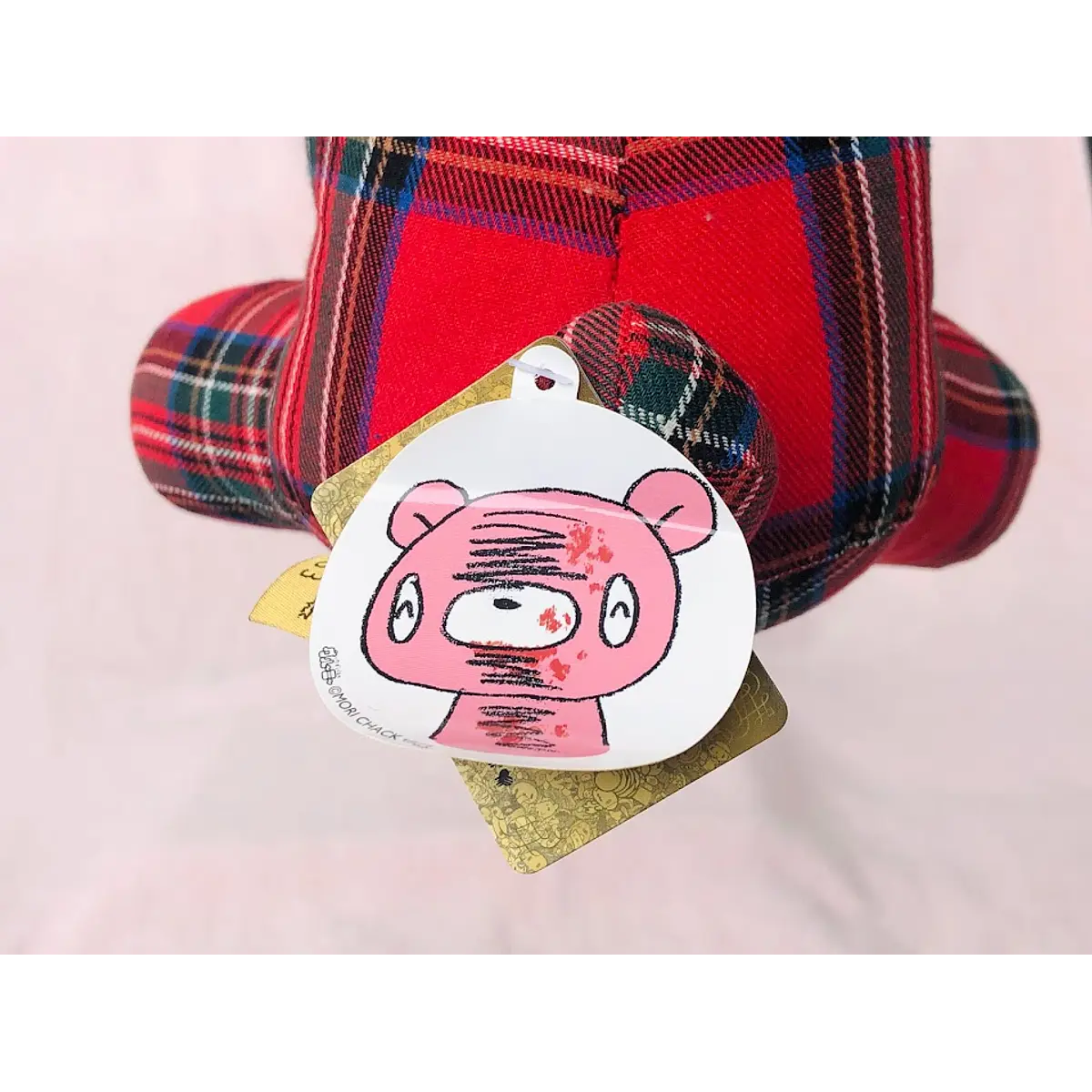 Gloomy Bear - Chax GP No. 563 Red Checkered plush 30cm