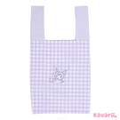 Sac fourre-tout Sanrio Original Kuromi Cotton Eco avec porte-clés