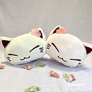 NemuNeko - Puffy White Strawberry Mochi Mochi Big Plushy